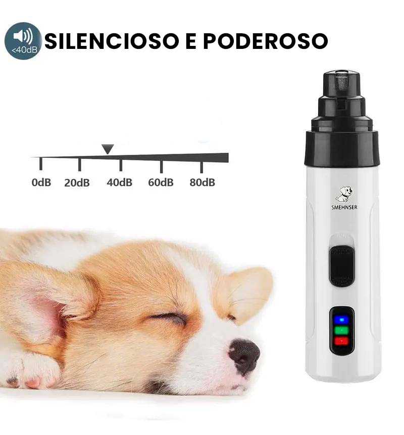 Aparador de Unhas Elétrico para Pets