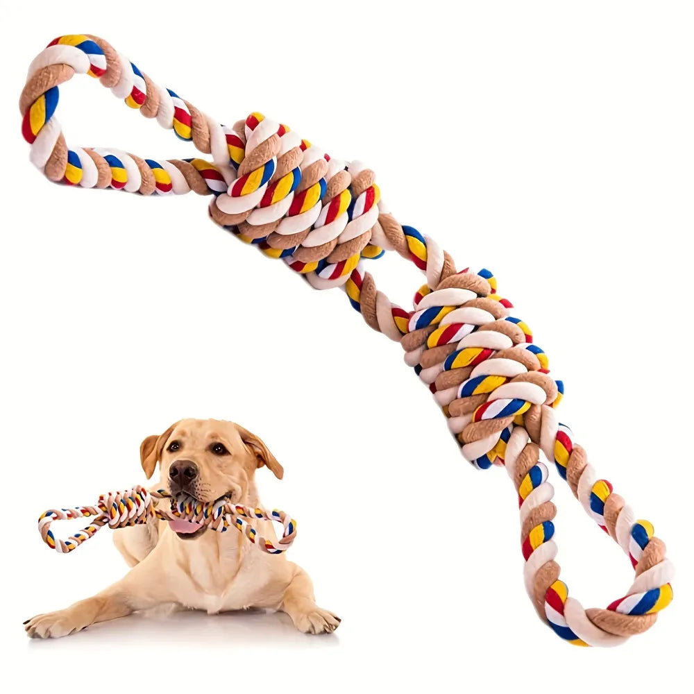 Brinquedo de Corda para Pets -  Limpeza Dental