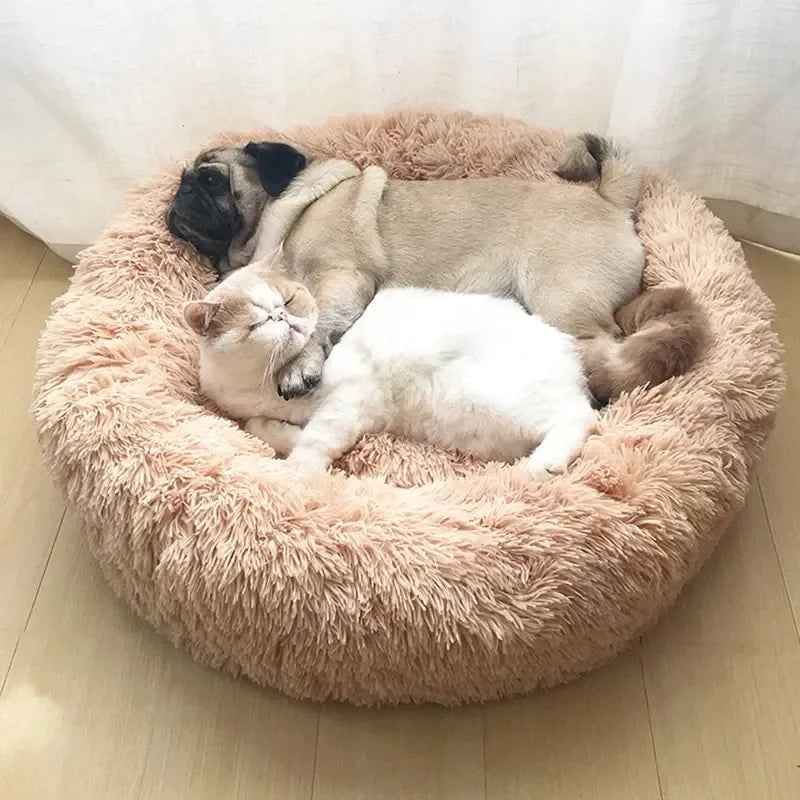 Cama Redonda Super Macia para Cães e Gatos