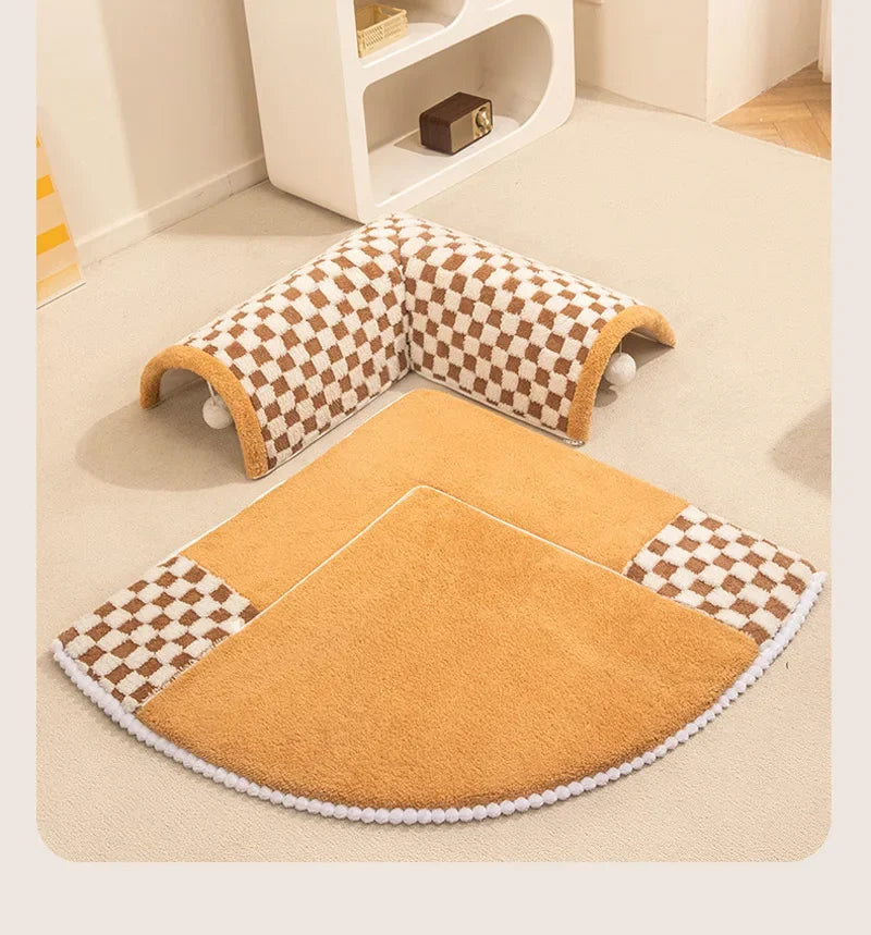 Cama para Gato com Túnel - Brincar e Descansar