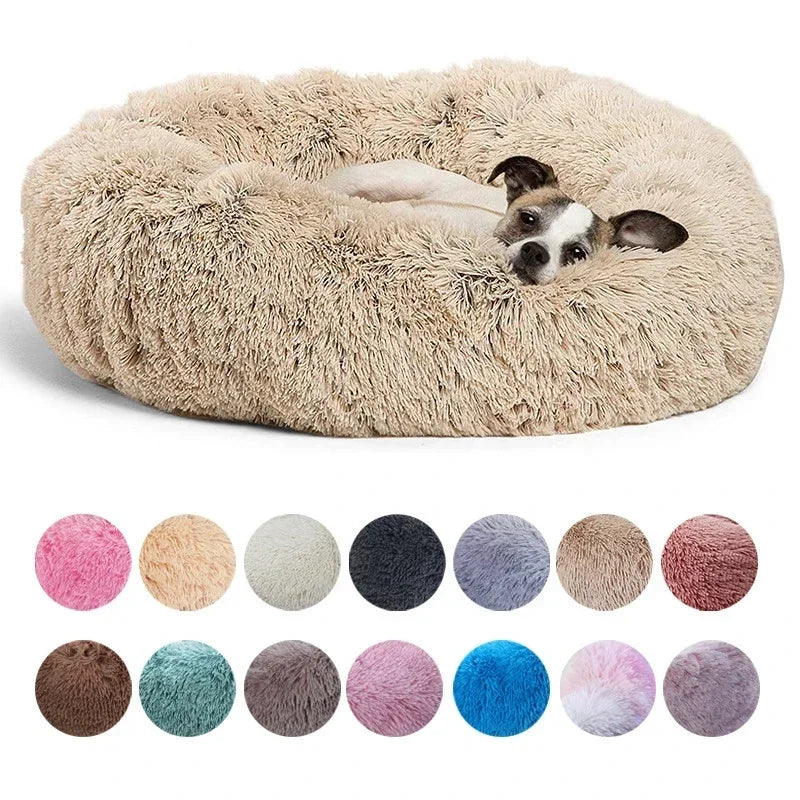 Cama Redonda Super Macia para Cães e Gatos